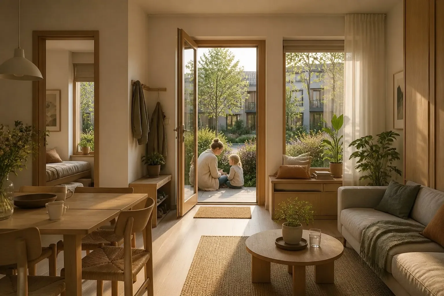 Courtyard Townhome concept interior