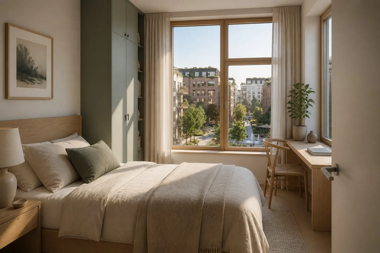 Two-Bed Corner concept interior